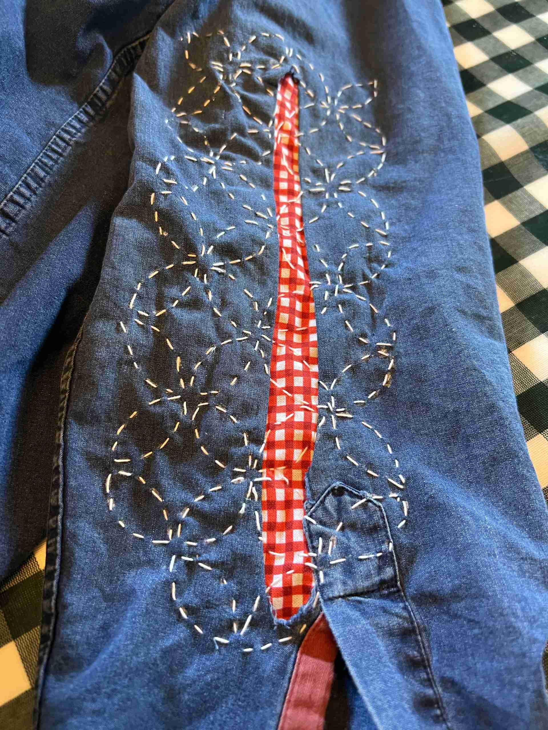 Saturday Morning Mending & Stitching